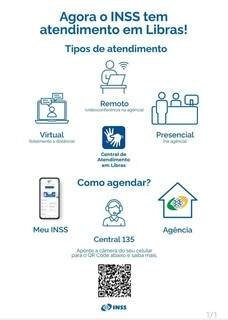 Projeto-piloto do INSS oferece suporte em Libras presencial e remoto