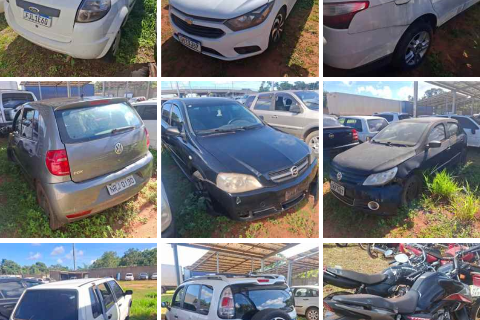 Leilão da Justiça tem 40 lotes e carros a partir de R$ 2,6 mil