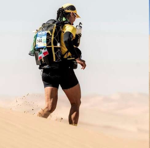 Atleta de MS encarou prova de 120 km em aventura extrema no deserto da África