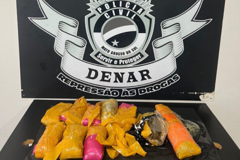 Polícia descobre skank escondido em galões enviados por transportadora