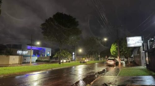 Chuva muda o tempo e derruba temperatura em 10°C na fronteira