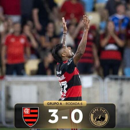 Flamengo goleia Cusco e Mirassol perde liderança na Libertadores