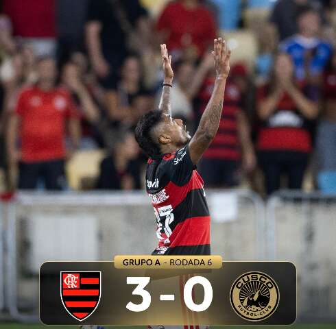 Flamengo goleia Cusco e Mirassol perde liderança na Libertadores