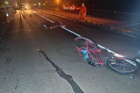 Ciclista morre atingido por picape na BR-163 em trecho marcado por acidentes