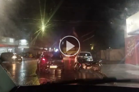 Chuva volta a atingir bairros de Campo Grande com avanço de frente fria