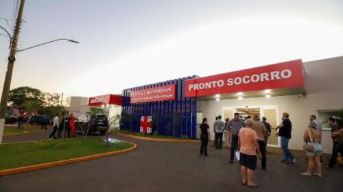 Riedel acompanha obras de infraestrutura e ampliação de hospital