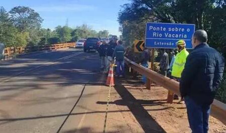 Retirada de carreta no Rio Vacaria interditará BR-163 nesta quinta-feira