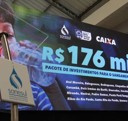 Com R$ 176 milhões, Sanesul quer preparar rede para crescimento econômico de MS