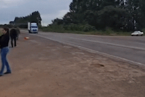 Moradores protestam por segurança em avenida de área rural de Campo Grande