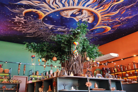 Loja com céu estrelado encanta e reúne de tudo para quem ama decoração