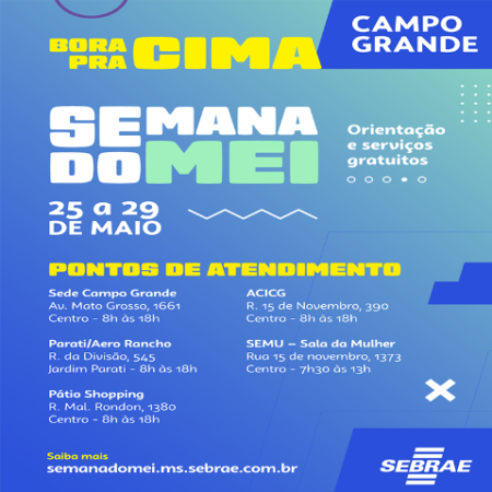 Semana do MEI 2026 oferece atendimento e capacitação gratuita