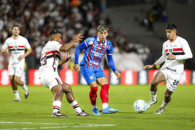 São Paulo sofre gol aos 51 do 2º tempo e cede empate ao Bahia