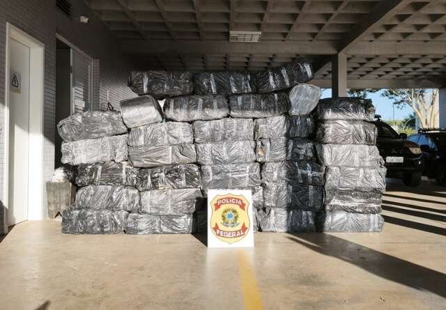 MS abastece rota do tráfico e carga de 1 tonelada de maconha é apreendida em SP