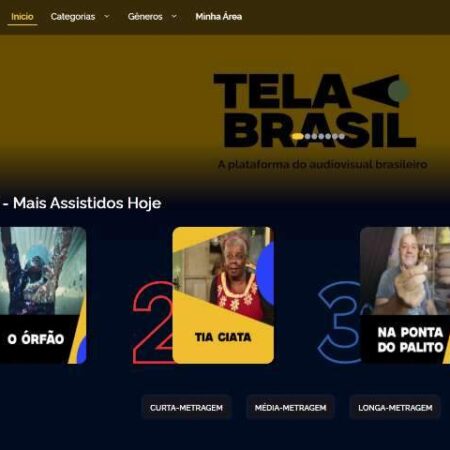 Streaming público estreia com 555 filmes brasileiros disponíveis