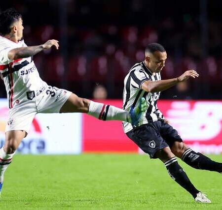 São Paulo cede empate ao Botafogo e Inter perde para o Vitória