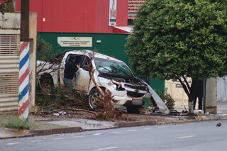 Passageiro de S10 envolvida em acidente com morte é levado para Cepol Passageiro de S10 envolvida em acidente com morte é levado para Cepol