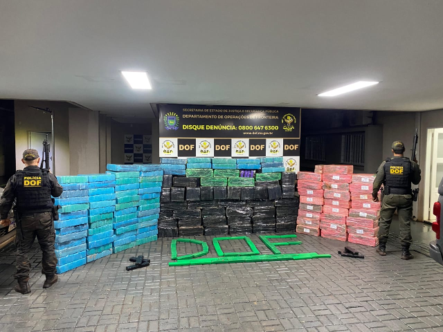 SUV furtada escondia 2 toneladas de maconha avaliadas em R$ 4 milhões