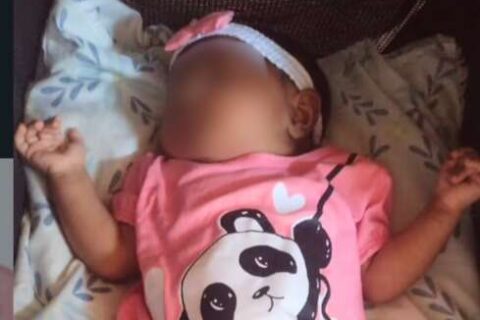 Bebê de três meses morre uma semana após ser internada com fraturas nas costelas