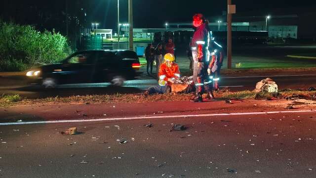 Motociclista morre na BR-163; motorista foge após abandonar caminhonete