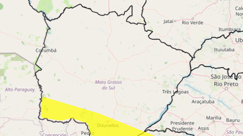 Inmet divulga aviso de tempestade com risco de granizo para 35 cidades