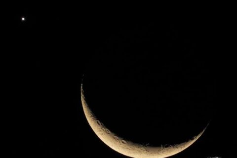 Fenômeno no céu aproxima Lua e Vênus no horizonte campo-grandense