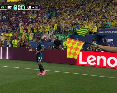 Endrick balança a rede na estreia, mas arbitragem anula gol do Brasil