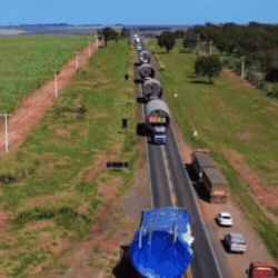 Após levar maior sino do mundo, motorista carrega peça de 43 toneladas