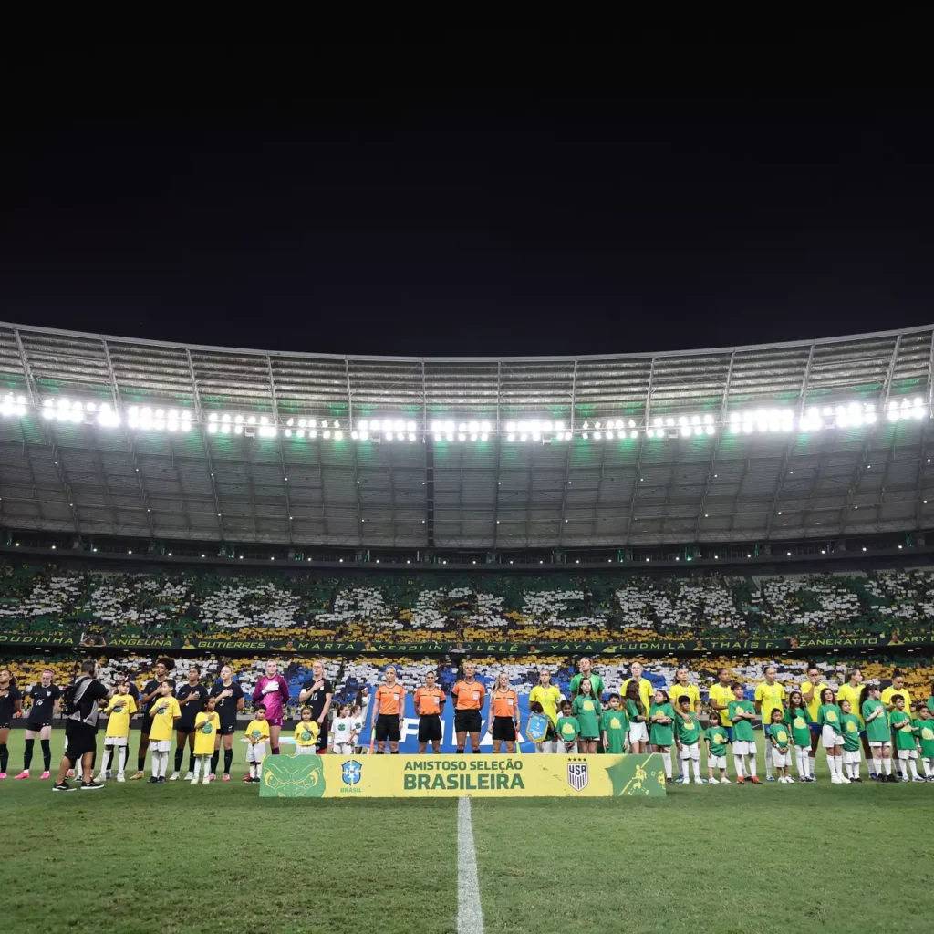 Brasil perde para EUA em Fortaleza e tem série de vitórias interrompida