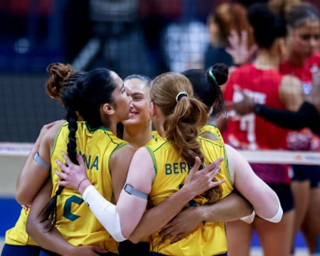 Brasil vira sobre a República Dominicana e mantém 100% na Liga das Nações