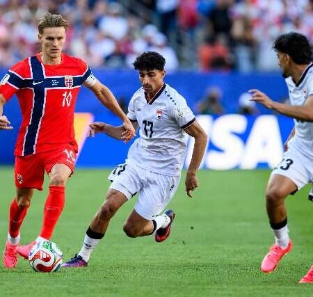Haaland marca duas vezes em vitória da Noruega sobre o Iraque