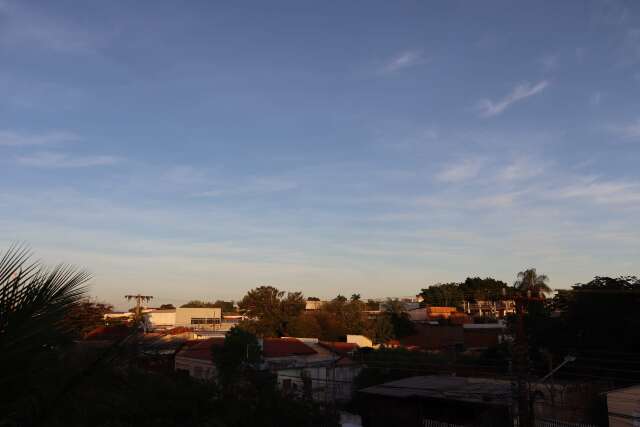 Domingo será de tempo firme e seco em Mato Grosso do Sul