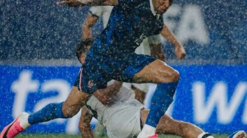 Mbappé marca dois gols e França derrota Iraque na Copa do Mundo