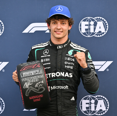Antonelli surpreende Verstappen e conquista a pole no GP de Mônaco