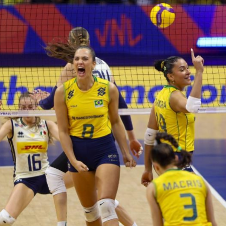 Brasil vence a Itália em cinco sets e encerra série de 39 vitórias