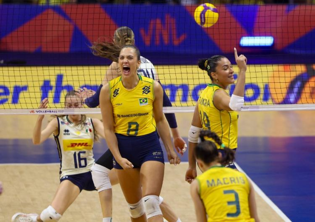 Brasil vence a Itália em cinco sets e encerra série de 39 vitórias