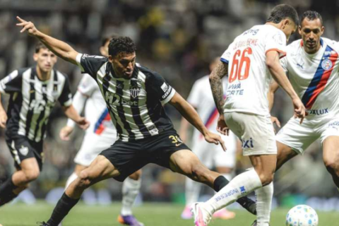 Atlético cede empate ao Bahia e perde chance de subir na tabela da Série A