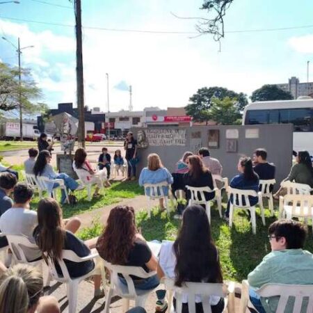 Familiares fazem ato para lembrar jornalista morto pelo crime organizado