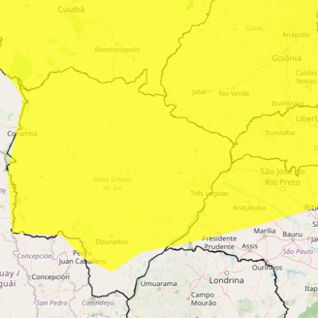 Baixa umidade coloca 70 cidades de MS em alerta a partir desta segunda