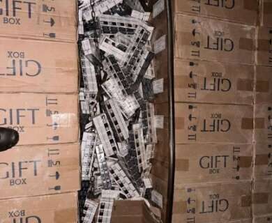 Motorista condenado por transportar carga de R$ 1,9 milhão em cigarros