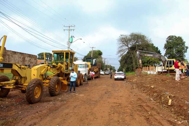 Prefeita autoriza obras de asfalto em oito ruas do Los Angeles