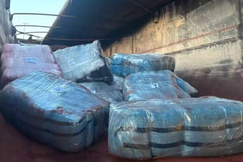 Carga de 434 kg de droga é apreendida em minério que seguia para Minas Gerais