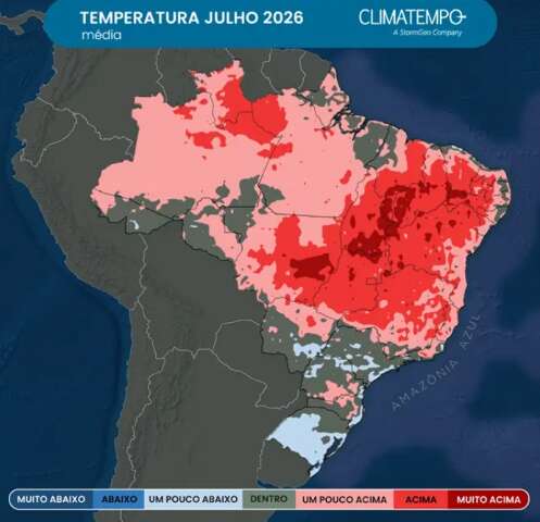 Julho em MS terá frio em ondas, intercalado com tempo seco