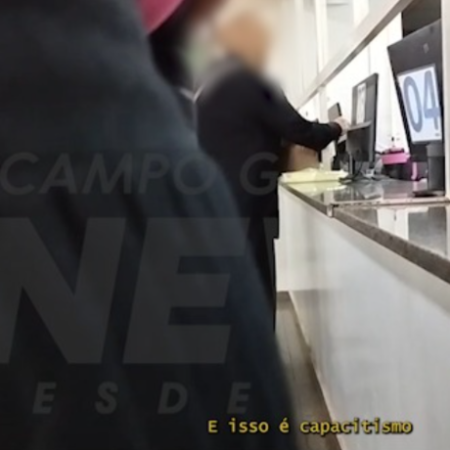 Cega, Monique é barrada no HR: “Tem que ver se pode ser acompanhante, né amiga?”