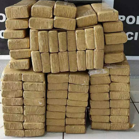 Jovem é preso com 394 quilos de maconha que seriam levados à Capital