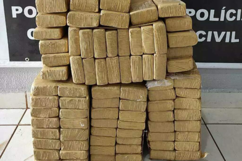 Jovem é preso com 394 quilos de maconha que seriam levados à Capital