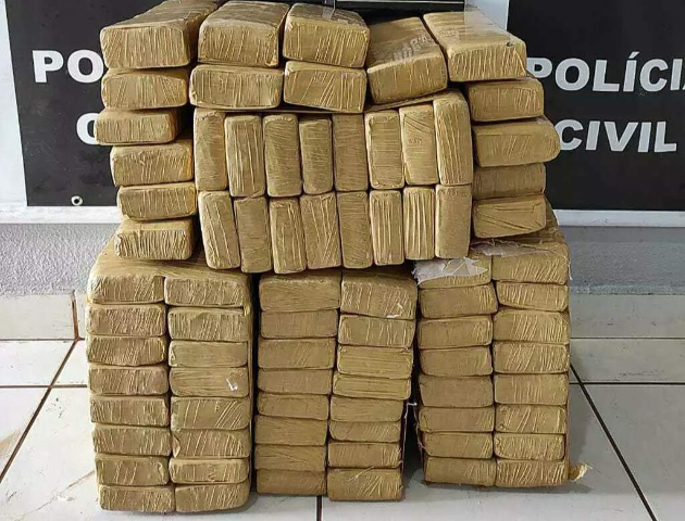 Jovem é preso com 394 quilos de maconha que seriam levados à Capital
