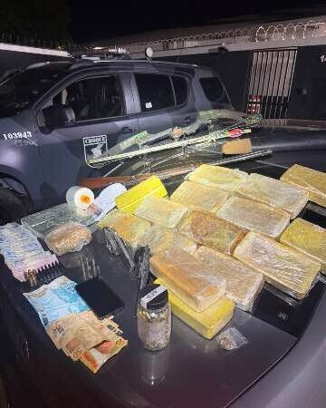 De cocaína a arco e flecha: "Faroeste Caboclo" é preso com arsenal no Caiobá