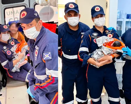 Gestante dá à luz em ambulância após parto avançar durante transporte