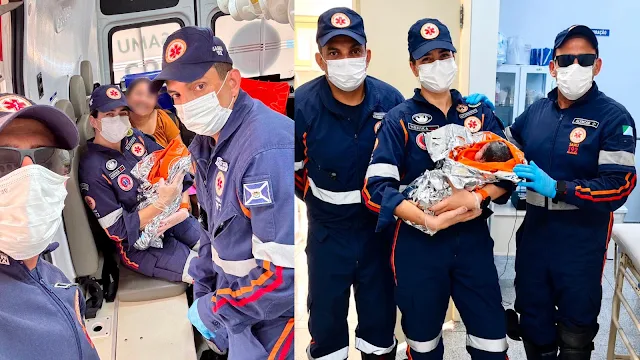 Gestante dá à luz em ambulância após parto avançar durante transporte