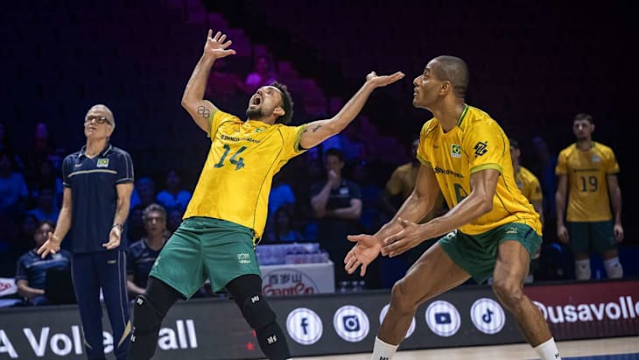 Brasil vence China, mas cai pela 1ª vez na primeira fase da Liga das Nações